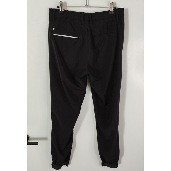 Primo Pants Mens 29x28 Black & Tan Jogger Ankle Zip Golf Lot of 2 - Picture 3 of 8